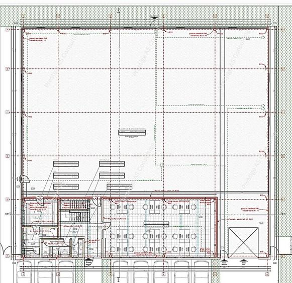 Hala industriala noua 925 mp construiti | 611 mp depozit+314 birouri | Ghiroda