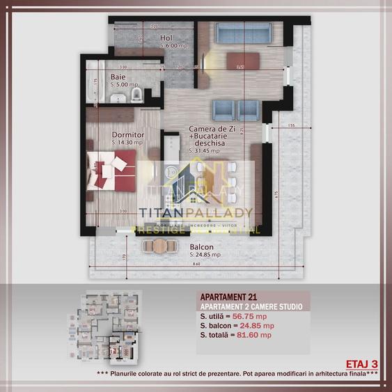 2 CAM–57mp+terasa-balcon de 25mp–Titan-Pallady–Metrou–Centrala termica-bonus
