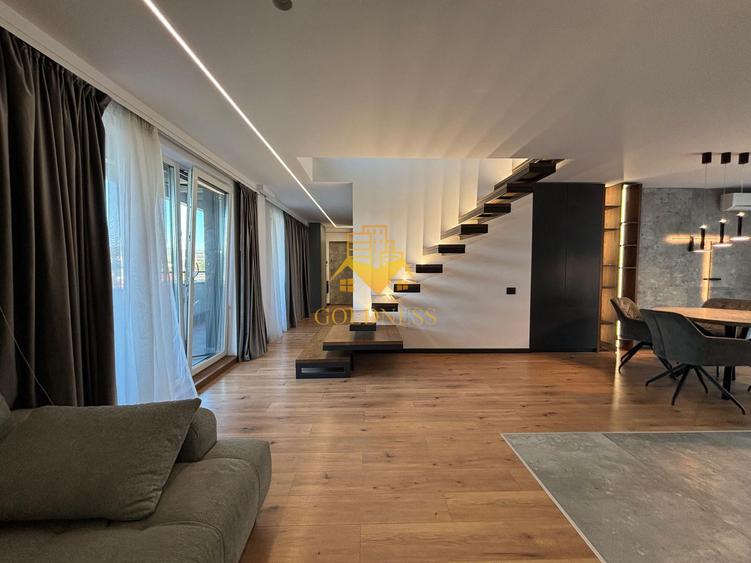 Penthouse mobilat lux, parcare, AC, bloc nou, Semicentral, zona Horea