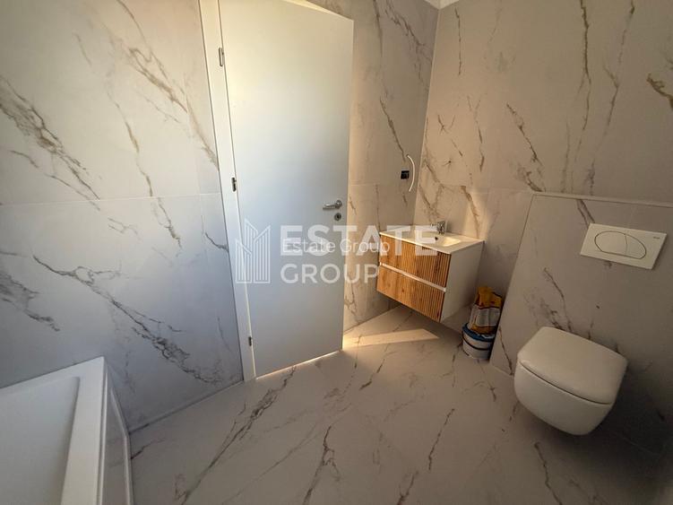 Duplex Mosnita Noua-finisat, curte amenajata