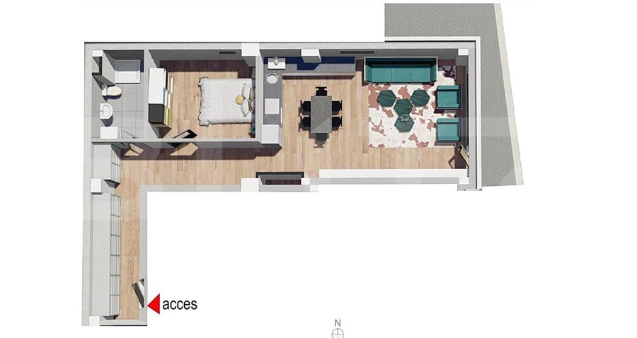 Comision 0!Apartament 2 camere, confort sporit,Bloc Nou,Petrom Calea Baciului