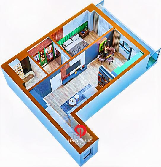 APARTAMENT 2 CAMERE COMPLEX NOU COPOU 0% COMISION la cumparare