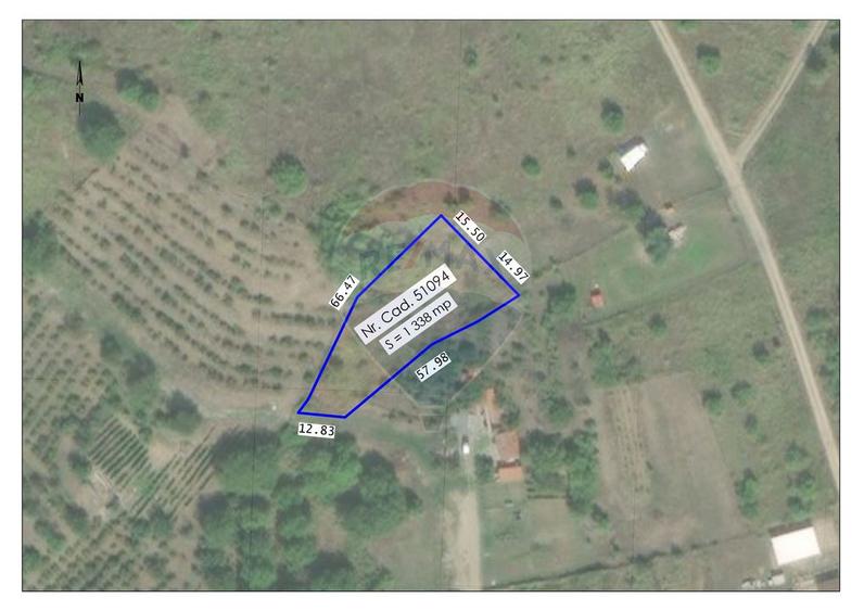 De vânzare teren extravilan, 1.338mp, strada Dealul Mare - Paleu