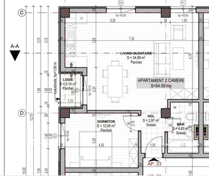 Apartament nou, 2 camere, Calea Torontalului-Comision  0% - 13