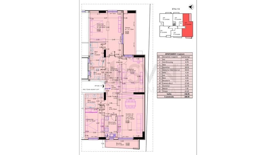 REA1020061 Oportunitate Investitie apartament 4 camere Aviatiei