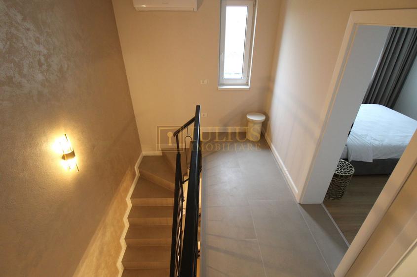 Duplex nou, ultrafinisat, mobilat complet – zona M.City Mall, Moșnița Nouă