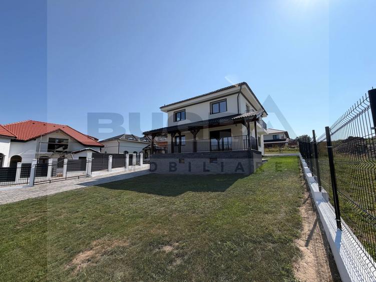 Casa individuala de 120mp, teren 500mp, finisata modern, zona Chinteni