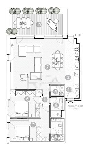 Apartament 3 camere , Green Lake, Grivita