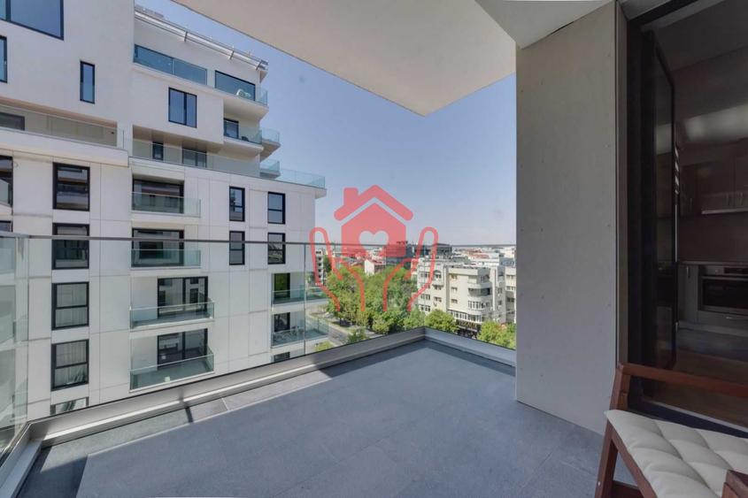 ONE Herastrau Plaza-2 camere modern mobilate, parcare in garaj!