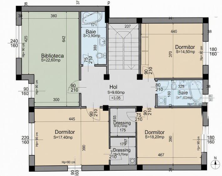Casa 7 camere 360mp | 0 comision | Balotesti | mobilat utilat | 500mp teren