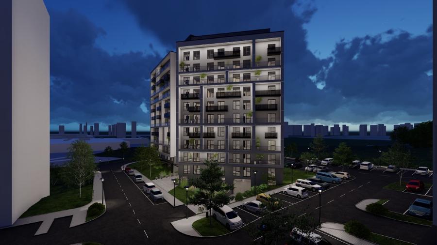 Skyline Residence Targu-Mures , 2 camere etaj 1 , 53mp utili