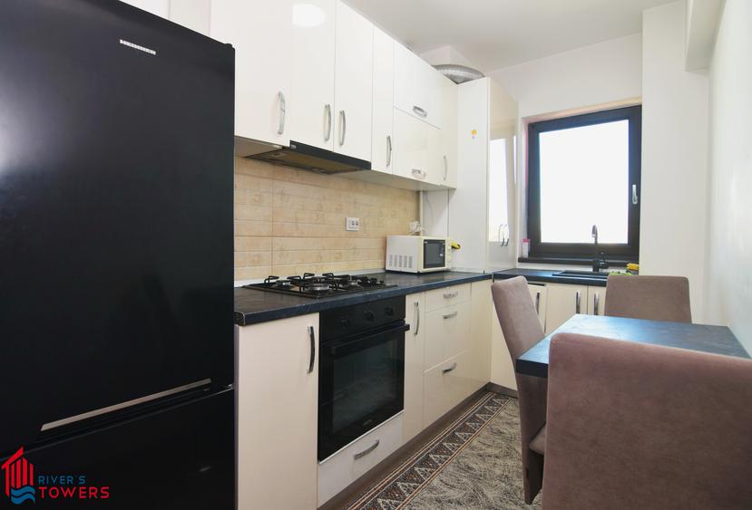 River,s Towers, apartament cu 2CD camere de 57mp utili + 5mp balcon, 2 bai