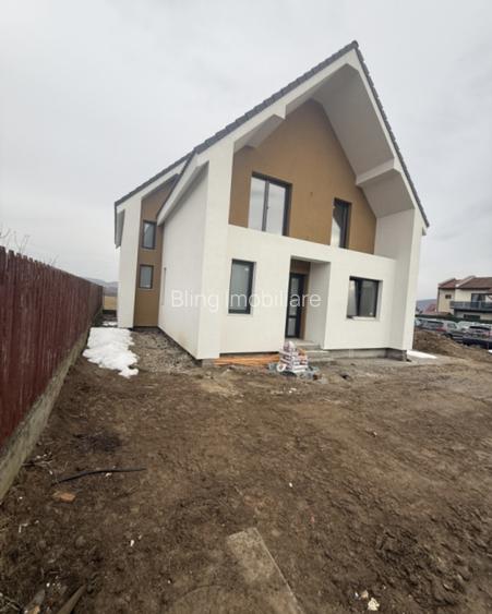 Casa individuală, semifinisata, 160 mp utili , 500 mp teren, zona Motel Gilău - 4