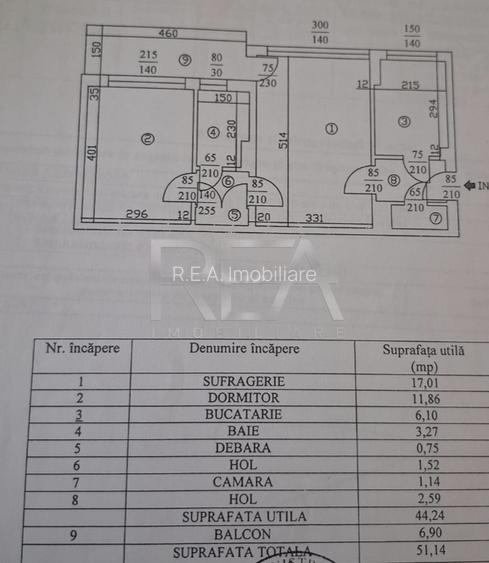 2 camere, 51mp, bloc anvelopat-Drumul Taberei 34 - 9