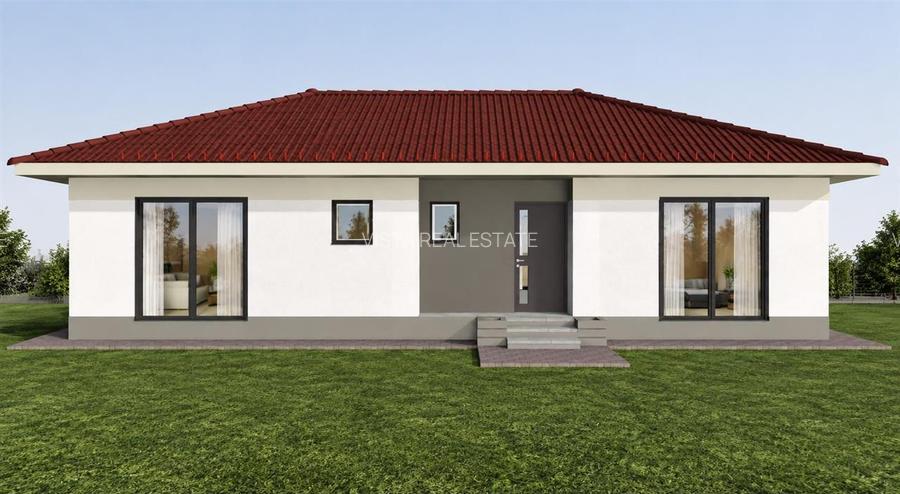 Casa la rosu, plan parter, 97mp utili, 3 dormitoare, 2 bai, central Bod, Brasov - 2