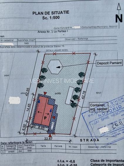 Teren cu proiect si autorizatie de constructie Nojorid - 5