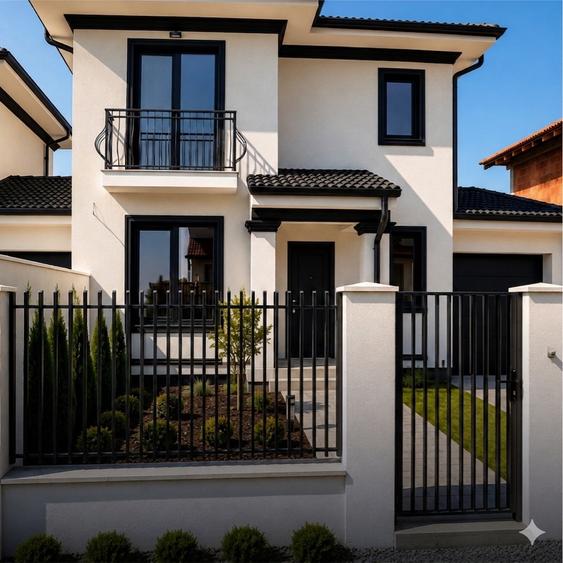 Duplex modern în Dumbrăvița despărțit prin garaj - 5 camere + garaj