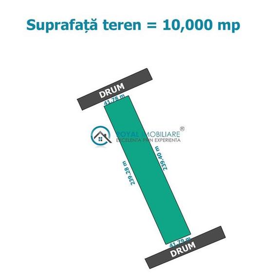 Royal Imobiliare - Vanzare teren intravilan zona Exterior Vest