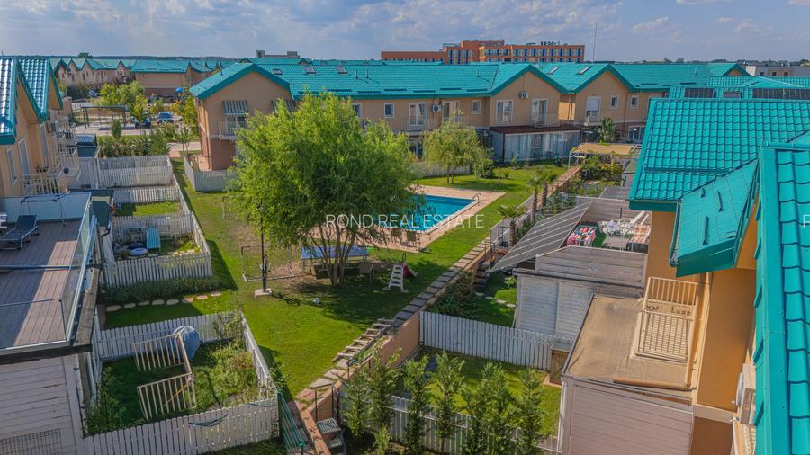 Locuință modernă, gata de mutare,cu terasă  si curte proprii, acces la piscina - 2