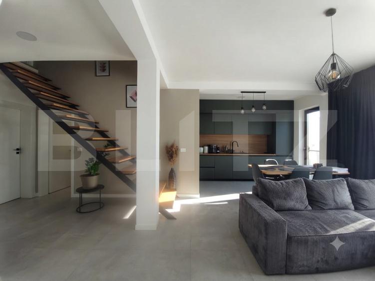 Duplex modern mobilat, situat în Timișoara, zona Plopi