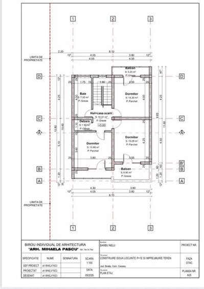 De vanzare casa P+E NOUA zona Cazasu
