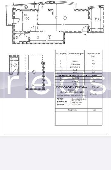 APARTAMENT 2 CAMERE | HERASTRAU | 74 MP | PARCARE SUBTERANA | BOXA - 1