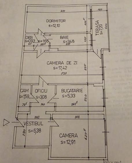 Apartament 3 camere semimobilat Metrou Parc Bazilescu