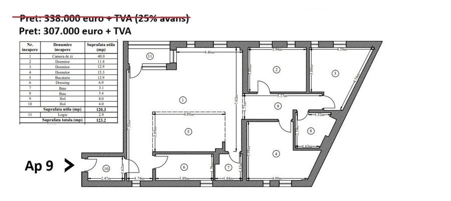📍Dezvoltator 0% comision 🏢 Nou 🏡 4 camere + un birou🚇 Metrou Timpuri Noi