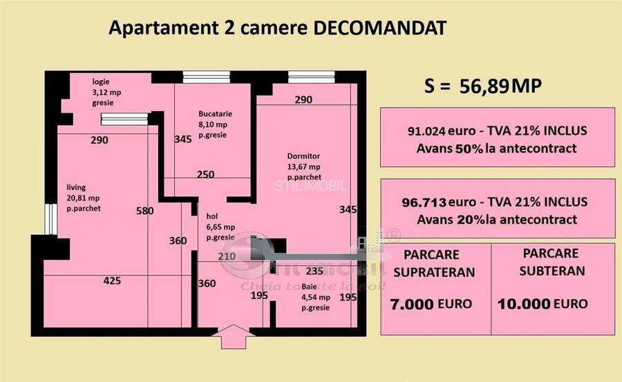 Apartament decomandat Cug Valea Adanca, bloc nou, cartier rezidential
