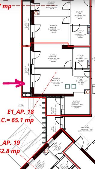 Skyline Residence Targu-Mures , 2 camere etaj 1 , 53mp utili - 11
