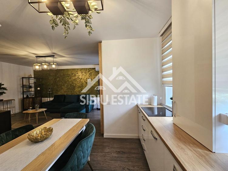 Apartament 3 camere, 2 bai Sibiu, dotat complet
