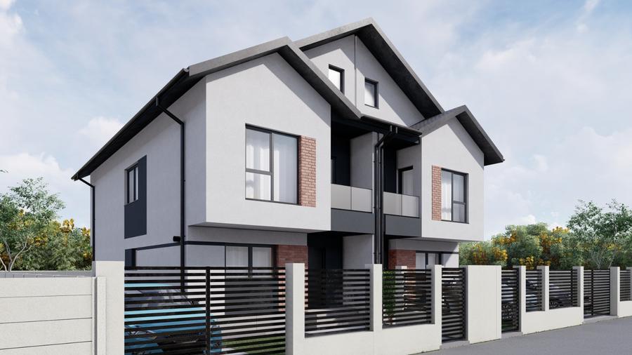 Casa 4 camere, P+1+M , curte 250mp, Granitului, Bragadiru. TVA inclus