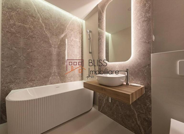 Apartament 4 camere, 120 mp, mobilat high-end, balcon 41 mp