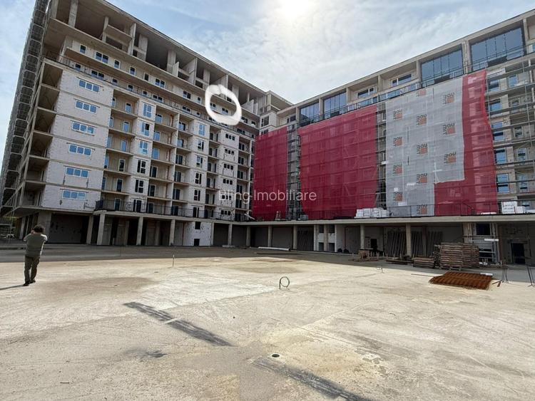 Apartament cu 2 camere, 44,59 mp, semifinisat, balcon 12 mp, Zona Soporului - 2