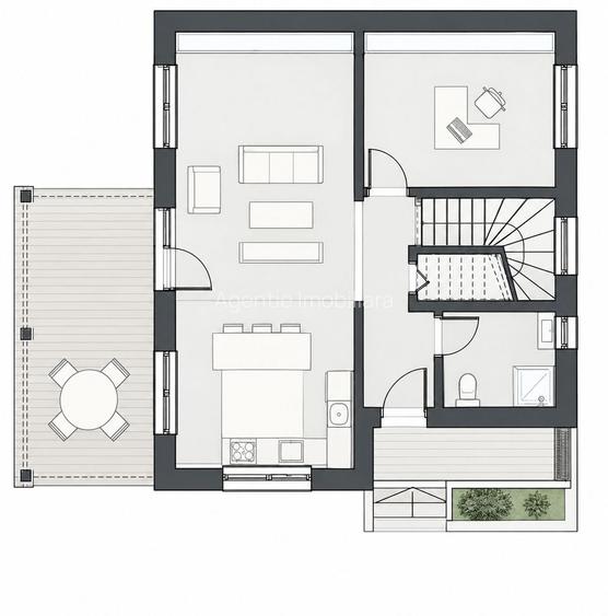 Casa individuala de vanzare, 5 camere, dressing, 3 bai, 600mp curte - 5