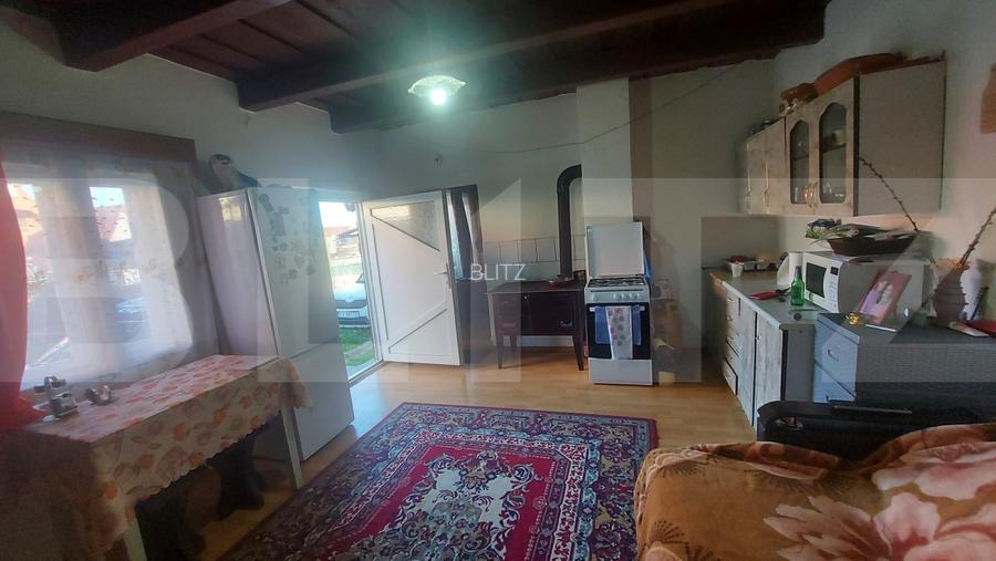 Casă lemn masiv, 50 mp,  teren și livadă, zona Telechia - 5