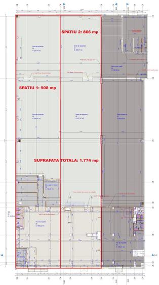 Proprietar, inchiriez spatiu comercial si birouri, 1.774 mp