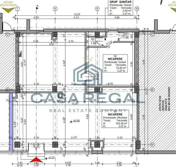 Spatiu comercial 130mp utili, Decebal - Scala