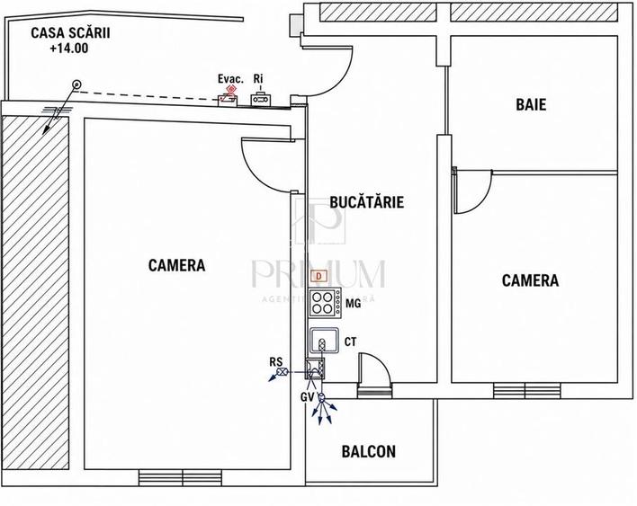 ARADULUI - 2 CAMERE - DECOMANDAT - CENTRALA PROPRIE - CLIMA - 10
