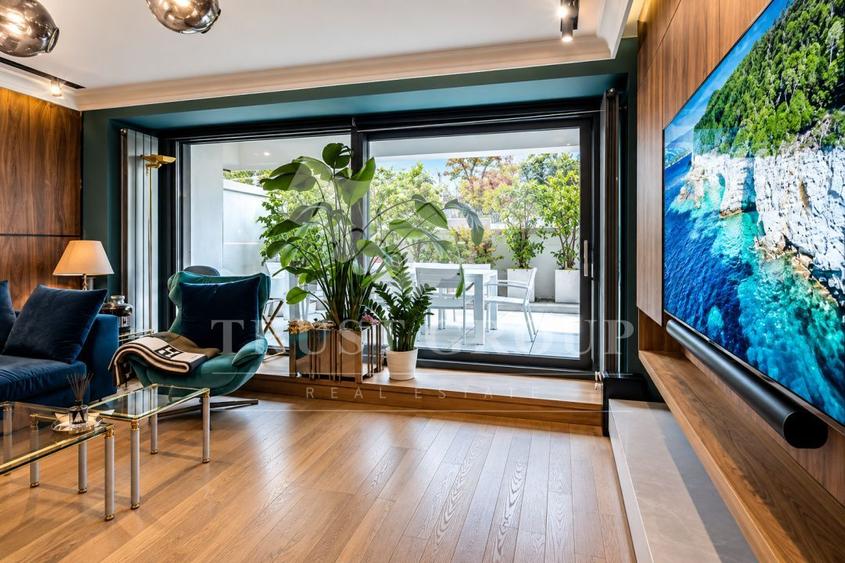 Herastrau | Apartament 3 camere + Garsoniera | Curte intima | 2 Parcari + Boxa