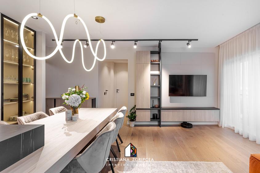 Apartament elegant cu 3 camere, parcare subterană în Belvedere Residence