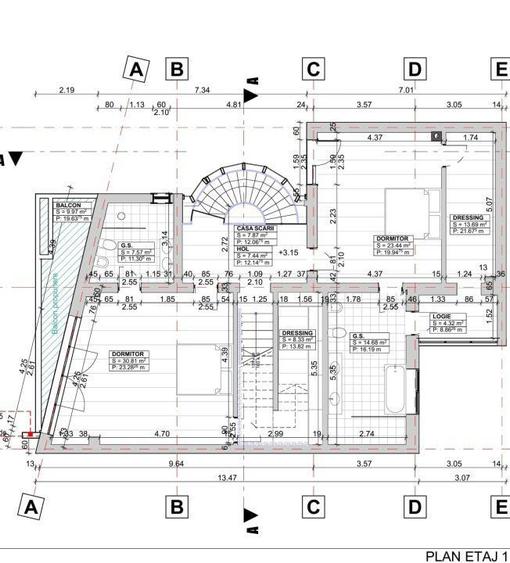 VILA LUX D+P+1+M ZONA FALEZA NORD