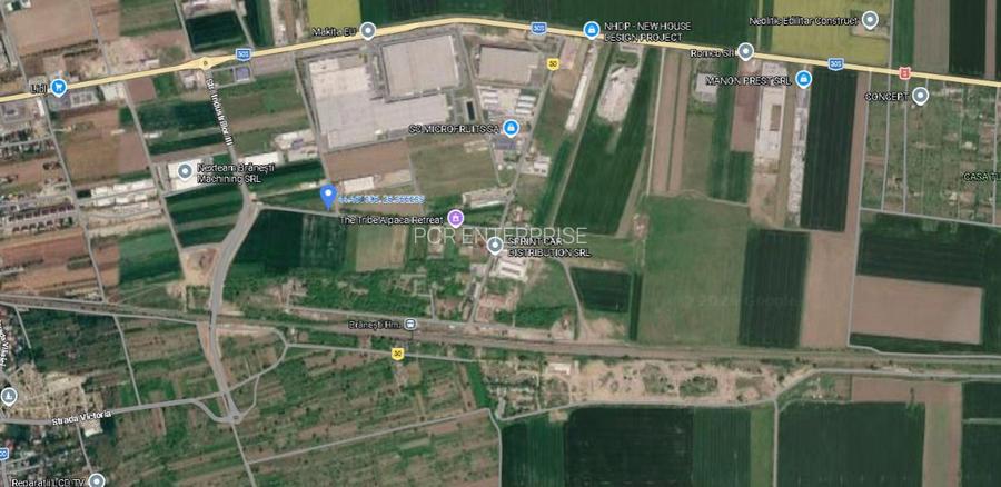 Teren industrial 5.880 mp cu acces direct A2–DN3 – Brănești, Ilfov - 4