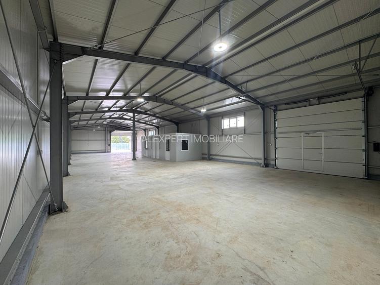 Hală nouă de închiriat – 300 mp | Clinceni | Acces rapid A0 & Centură - 10