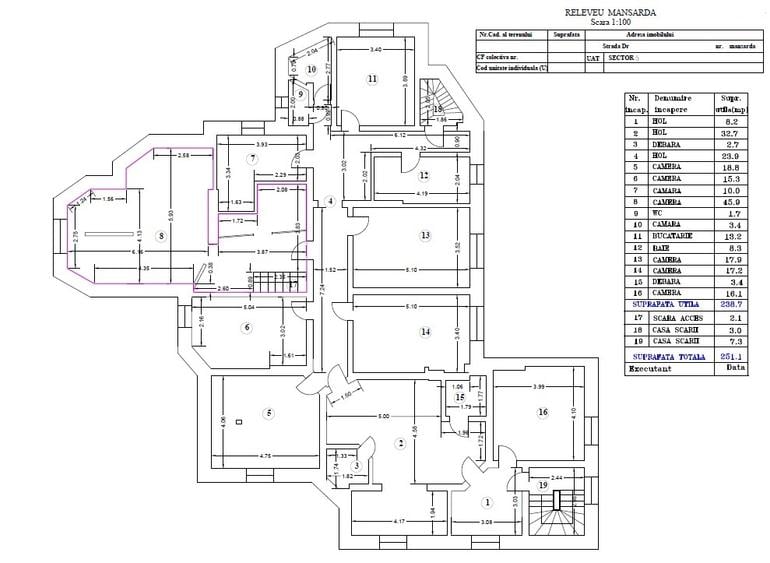 Cotroceni - Elefterie, mansarda duplex, 330 mp, , singur pe etaj, libera