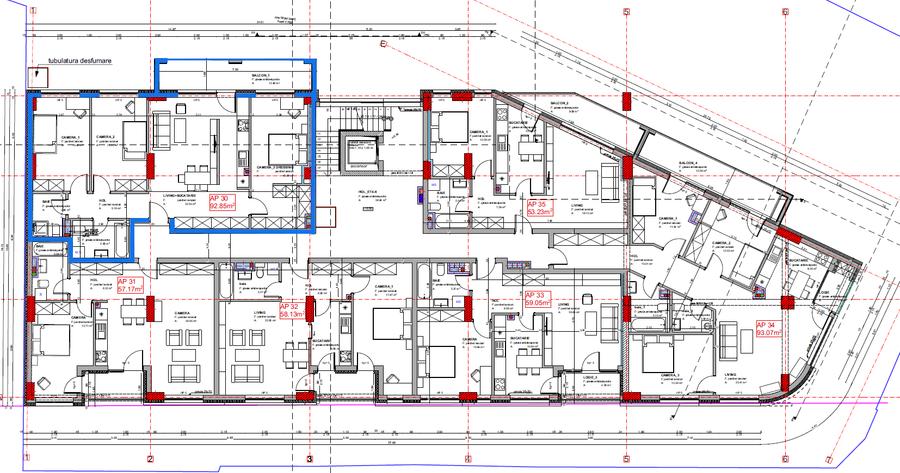 Ap. de 4 camere la dezvoltator - Central - București 41