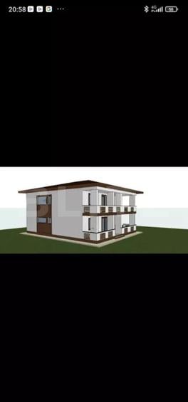 Proiect Casă + garaj în construcție – teren 553 mp, Holboca