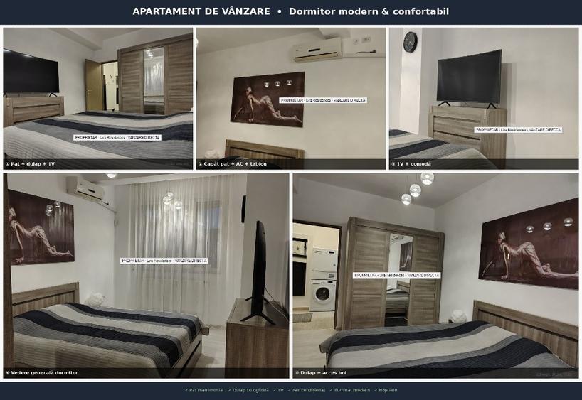 Apartament 2 camere Lira Residences | Mobilat complet | Decomandat | 61 mp