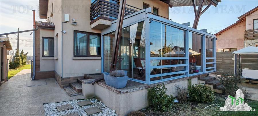 Vila individuala superba, 5 camere, complet utila/mobilata ultramodern, 1000mp