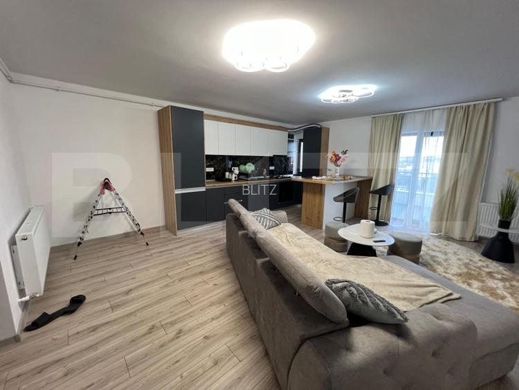 Apartament modern cu terasă de 15 m2 și priveliște panoramică – 58 m2, etaj 3 - 5